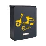 MIA box Motorbike Y - poštovní schránka s výměnným krytem a jmenovkou, motocykl