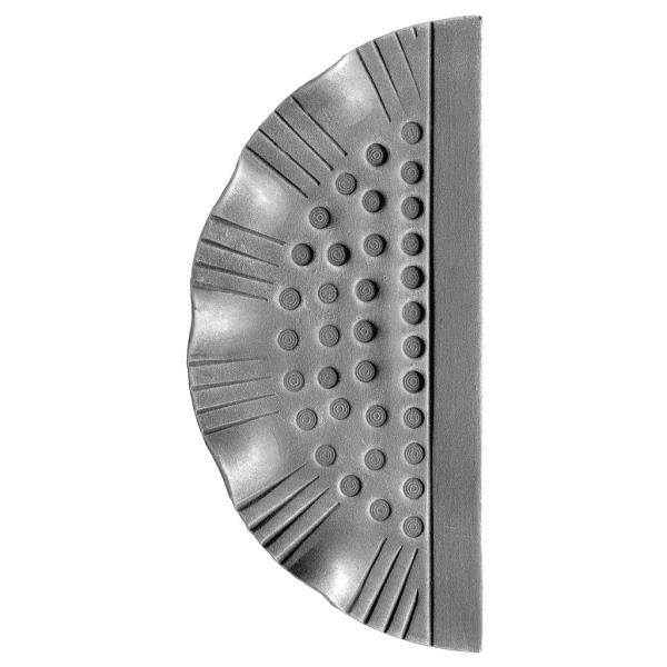63.101.00.00 - Ozdobný zámkový štítek pro dveře a vrata, 275x130x3 mm, bez otvoru