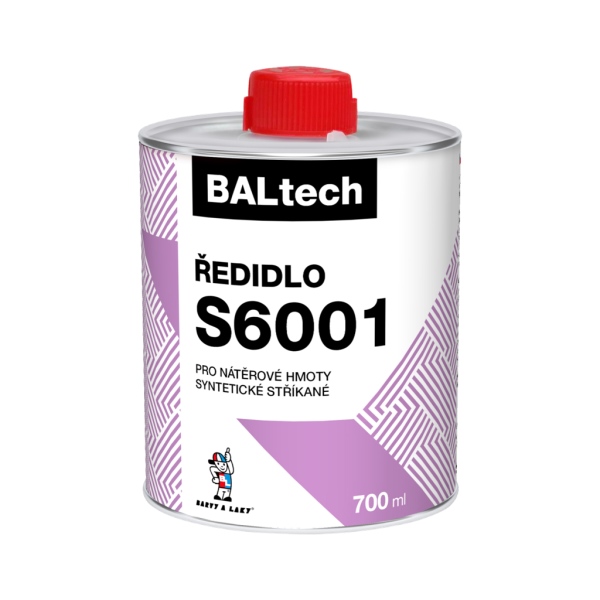 BALtech S6001 - ředidlo pro syntetické barvy nanášené stříkáním, 700 ml