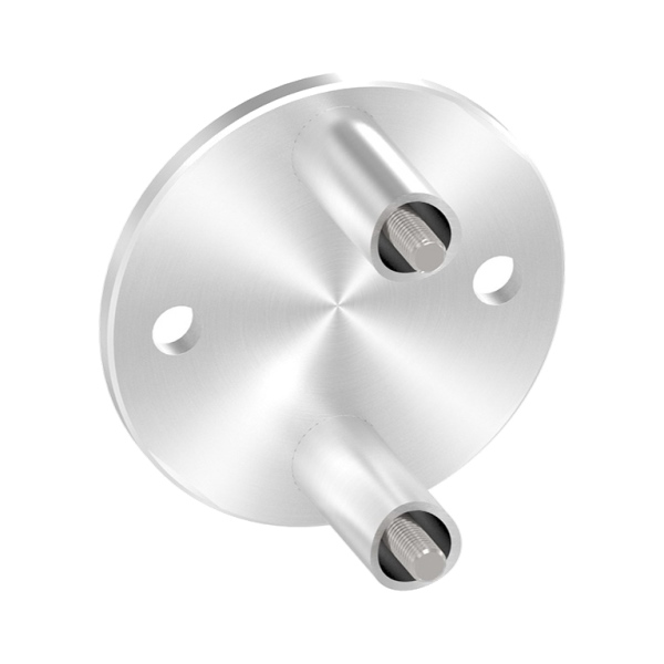 Nerezová kotvící příruba zábradlí pro pr.42,4 mm 50132-240 boční kotvení, pr.100 mm