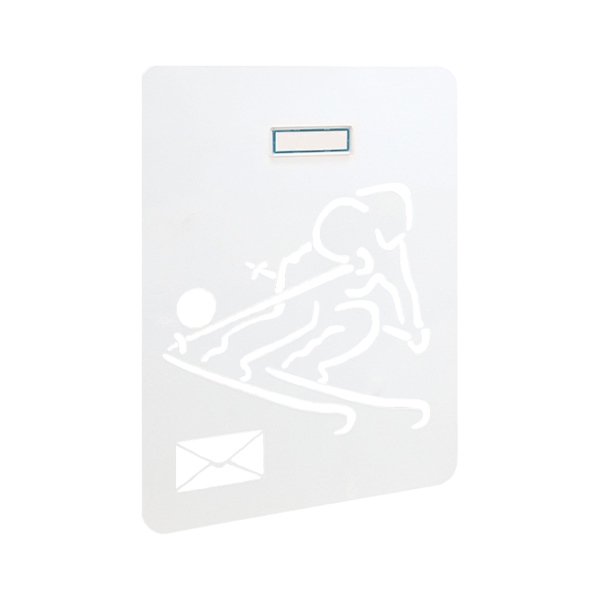 MIA Skier - výměnný kryt pro poštovní schránky MIA box, lyžař