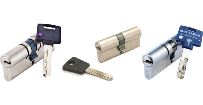 Cylindrické vložky Mul-T-Lock