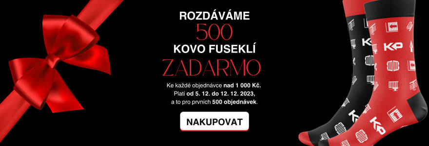 Ponožky ZDARMA k objednávce nad 1000 Kč