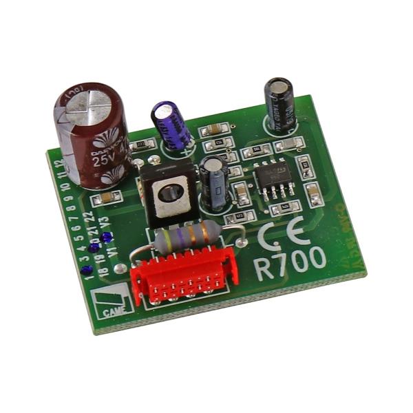 CAME R700 - dekódovací modul pro ovládání pohonu drátovou čtečkou bezkontaktních čipů