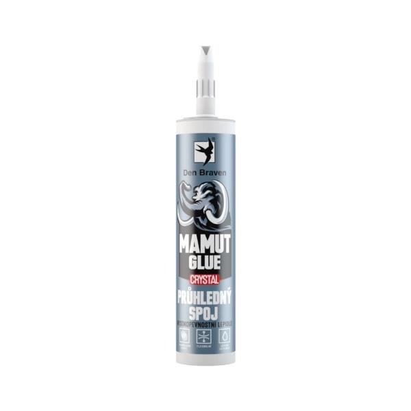 Den Braven MAMUT GLUE CRYSTAL - univerzální vysokopevnostní lepidlo, transparentní, kartuše 290 ml
