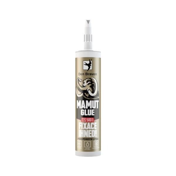 Den Braven MAMUT GLUE HIGH TACK - univerzální vysokopevnostní lepidlo, bílé, kartuše 290 ml