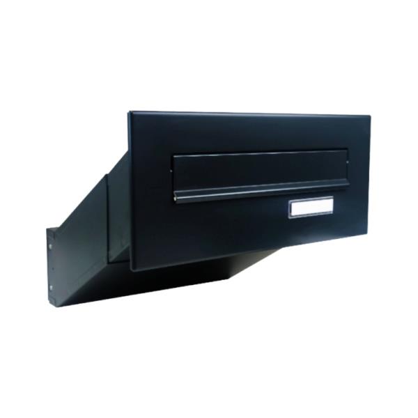DOLS D-041 RAL9005 - poštovní schránka k zazdění, se jmenovkou, černá
