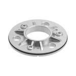 Feldmann 54155-240 - nerezová kotvicí příruba s gumovým těsněním, pro trubku pr. 42,4 mm, vrchní, pro nerezové zábradlí