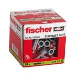 Fischer DUOPOWER 10x50 mm (balení 50 ks) - univerzální uzlovací hmoždinky