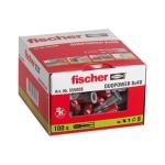 Fischer DUOPOWER 8x40 mm (balení 100 ks) - univerzální uzlovací hmoždinky