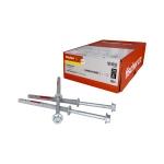 Fischer DuoXpand 10x120 FUS (balení 50 ks) – rámové hmoždinky s pozinkovaným šroubem s šestihrannou hlavou SW13 / TORX T40