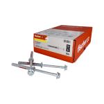 Fischer DuoXpand 10x80 FUS R (balení 50 ks) – rámové hmoždinky s nerezovým šroubem s šestihrannou hlavou SW13 / TORX T40