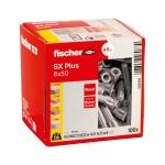 Fischer SX Plus 6x50 mm (balení 100 ks) - rozpínací hmoždinky, prodloužené