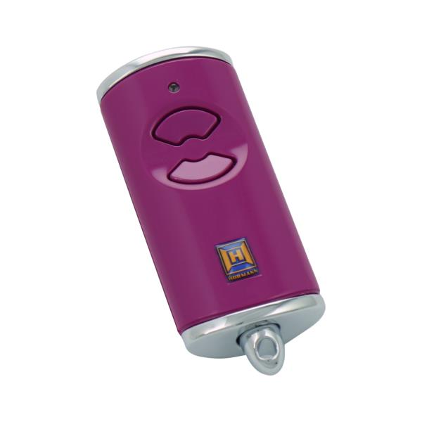 HORMANN HSE 2 BS LILA - dálkový ovladač pohonu brány a vrat, 2-kanálový 868 MHz BiSecur, fialový