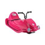 KHW Snow Quad pink - dětské plastové sáňky s řídítky, růžové