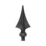 Kovaný hrot - špička pro kovaný plot a bránu 40.078, 140x50 mm, základna 15x15 mm