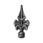 Kovaný hrot - špička pro kovaný plot a bránu 40.157, 134x64 mm, základna 26 mm