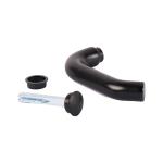 LOCINOX 3006B-2 – hliníková klika na dveře a křídlové branky, jednostranná, černá