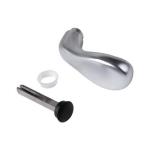 LOCINOX 3006C-2 – hliníková klika na dveře a křídlové branky, jednostranná, stříbrná