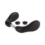 LOCINOX 3006CB – hliníková klika na dveře a křídlové branky, délka 98 mm, černá