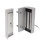 LOCINOX MAGMAG 6000 S - přídržný elektromagnet s dorazovou lištou, pro křídlové branky, střírbný