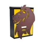 MIA box Lion Y - poštovní schránka s výměnným krytem a jmenovkou, lev