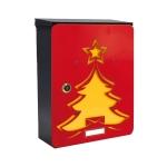 MIA box Red tree Y - poštovní schránka s výměnným krytem a jmenovkou, strom