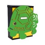 MIA box Turtle Y - poštovní schránka s výměnným krytem a jmenovkou, želva