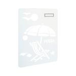 MIA Brach umbrella - výměnný kryt pro poštovní schránky MIA box, pláž