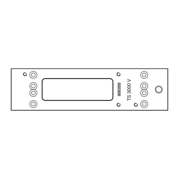 Montážní deska pro zavírač GEZE TS 3000 V - bílá