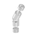 Nerezová spojka dřevěného madla zábradlí pr.42 mm 50604-240 flexi 0° - 90°, AISI 304 brus