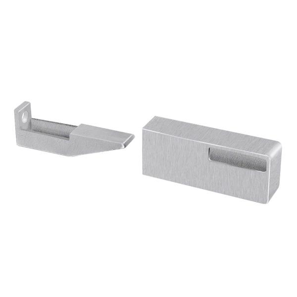 Nerezový držák hranatého madla zábradlí pr. 40x10 mm MOD 4134 brus, na zeď či hranol