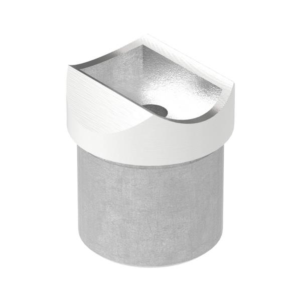 Nerezový držák kulatého madla zábradlí pr.33,7 mm 60210-240 brus, na trubku pr.33,7 mm, krátký