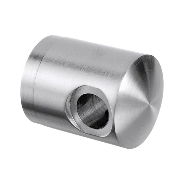 Nerezový držák napínáku lankové výplně zábradlí - lanka pr.3,2 mm MOD 7453 koncový pravý, na hranol, brus