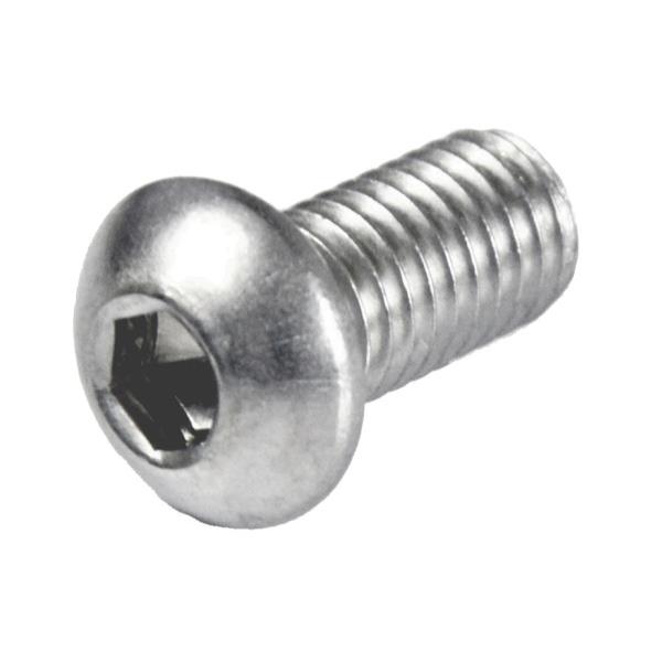 Nerezový šroub M6 x 12 mm DIN 7380, půlkulatá hlava