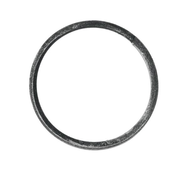 Ozdobný O prvek pro kovaný plot, bránu a zábradlí 11.031, pr.100 mm, hladký pr.12x6 mm