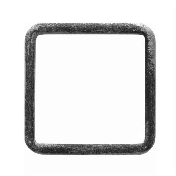 Ozdobný O prvek pro kovaný plot, bránu a zábradlí 11.051, pr.80x80 mm, hladký pr.12x6 mm