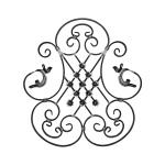PSG 13.012 - ozdobný ornament pro kované ploty, brány a mříže