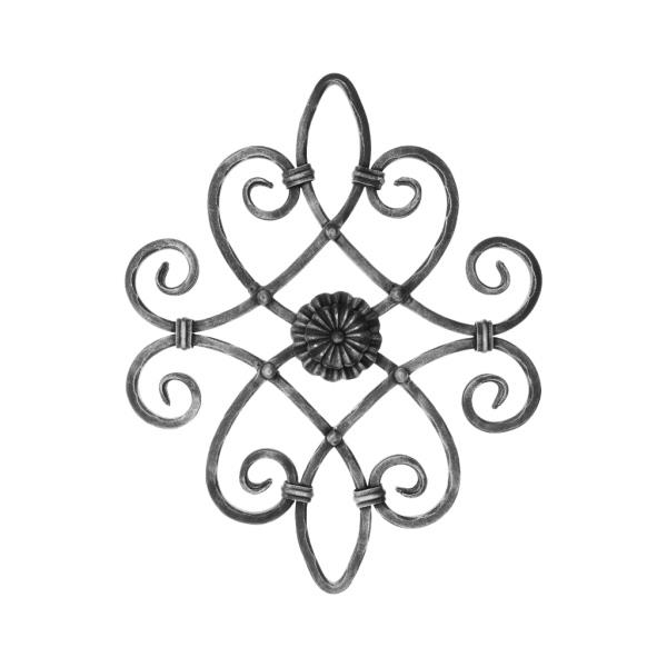 PSG 13.018 - ozdobný ornament pro kované ploty, brány a mříže