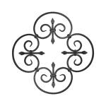 PSG 13.025 - ozdobný ornament pro kované ploty, brány a mříže