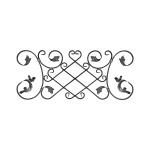 PSG 13.042 - ozdobný ornament pro kované ploty, brány a mříže