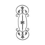 PSG 13.045 - ozdobný ornament pro kované ploty, brány a mříže