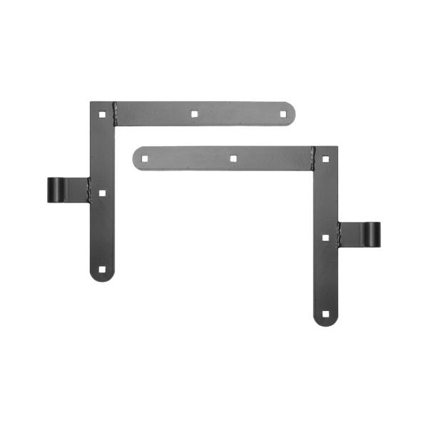 PSG 61.222.02 - vratové pásové závěsy pr. 35x4,5 mm pro panty s čepy pr. 14 mm, 1 pár