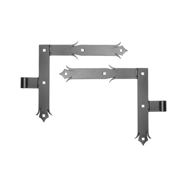 PSG 61.224.02 - vratové pásové závěsy pr. 35x4,5 mm pro panty s čepy pr. 14 mm, 1 pár