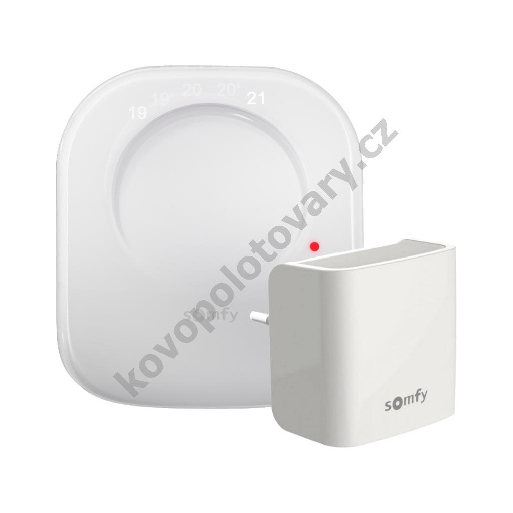 locker detekterbare Evolve Somfy Connected Thermostat – drátový termostat pro automatizaci domácího  vytápění | KovoPolotovary.c