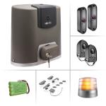 Somfy Elixo 500 3S M io Komfort – sestava pohonu a příslušenství pro posuvnou bránu do průjezdu 8 m a 500 kg