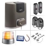 Somfy Elixo 500 3S+ M io Komfort – sestava pohonu a příslušenství pro posuvnou bránu do průjezdu 8 m a 500 kg