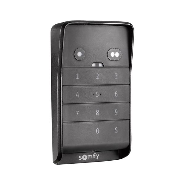 Somfy KeyPad 2 io - bezdrátová kódová klávesnice pro ovládání pohonu brány a vrat, 868 MHz 2-kanálová