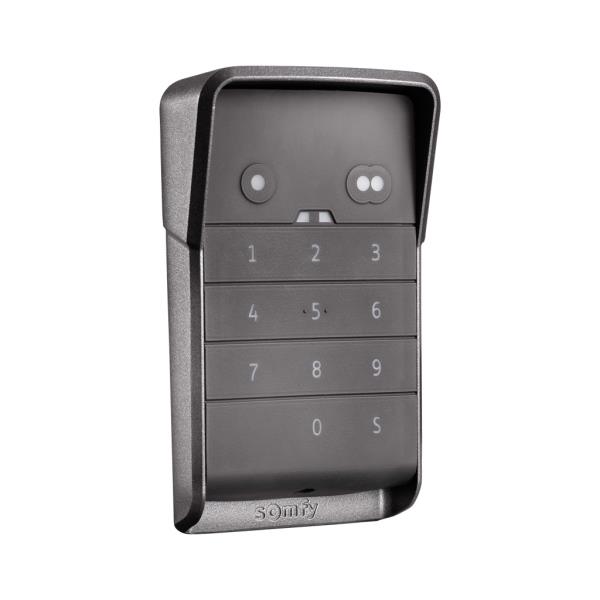 Somfy KeyPad 2 io Premium PRO - bezdrátová kódová klávesnice pro ovládání pohonu brány a vrat, 868 MHz 2-kanálová