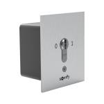 Somfy Keyswitch 2 – klíčový spínač pro zapuštěnou montáž, 2pólový, pancéřovaný, pro ovládání pohonu brány a vrat